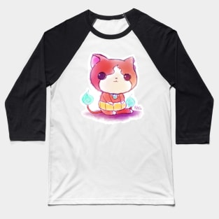 Cute Yo-Kai Watch Jibanyan Baseball T-Shirt